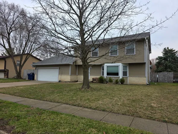 a house that has a tree in front of it