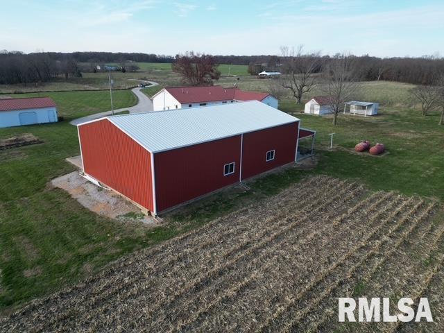 4786 Keller Road Iuka, IL 62849 - Photo 39 of 40 an aerial view of a house with big yard