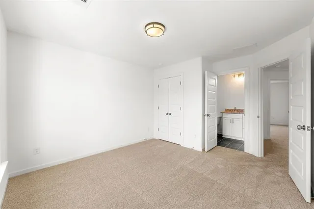 a view of empty room