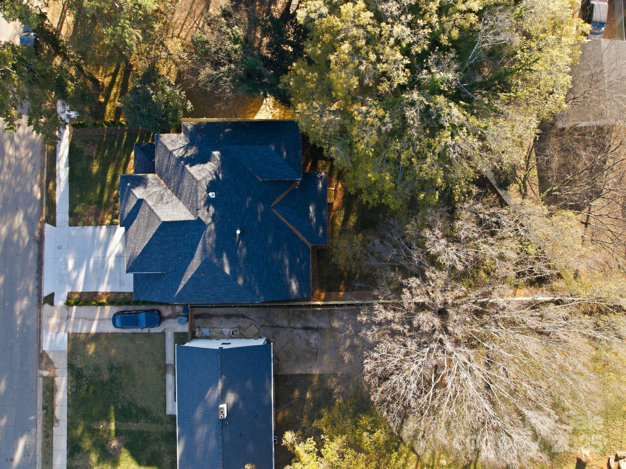 4658 Murrayhill Road Charlotte, NC 28209 - Photo 45 of 48 an aerial view of a house with a yard