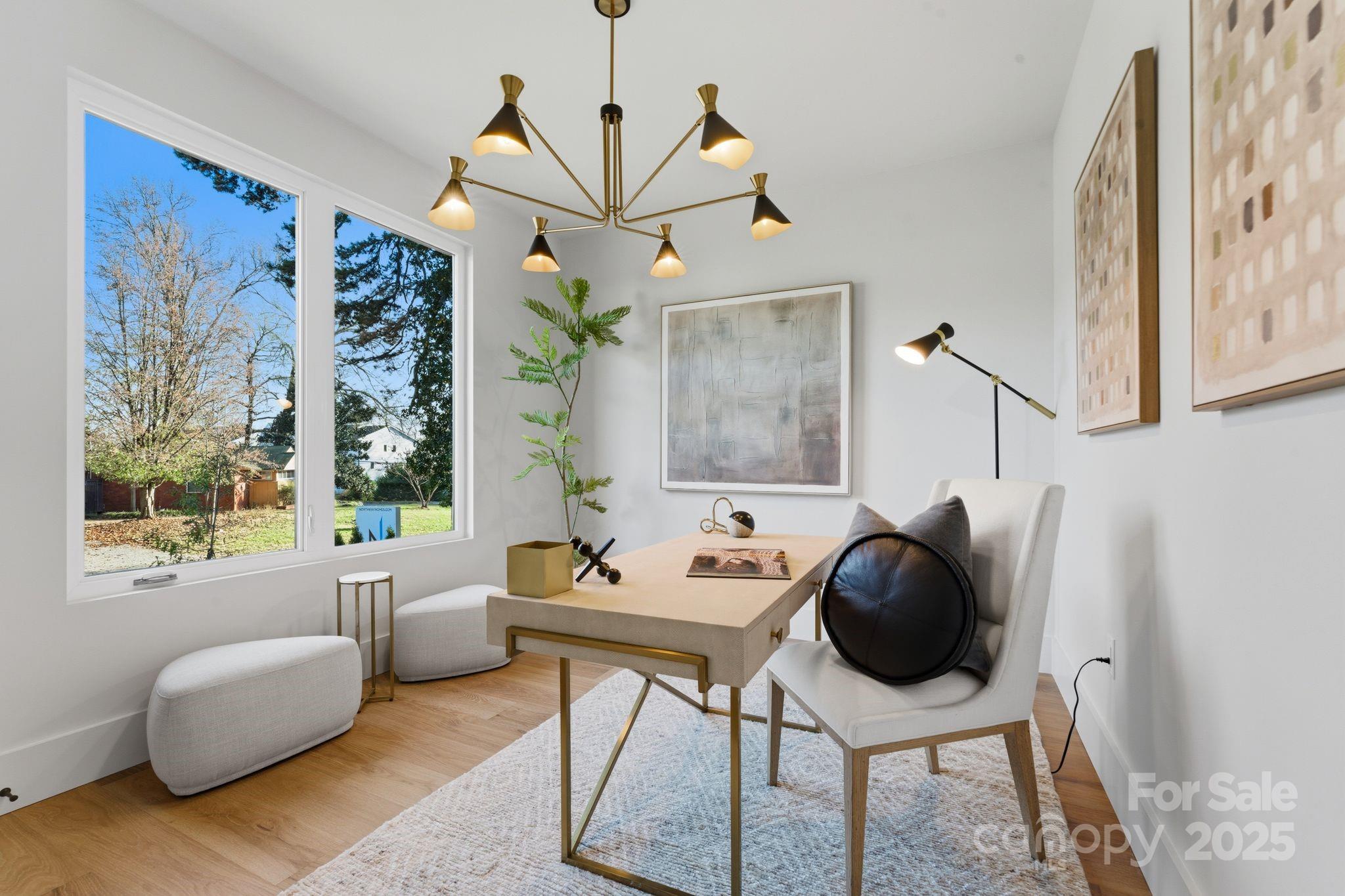 4658 Murrayhill Road Charlotte, NC 28209 - Photo 5 of 48 a living room with furniture and a large window