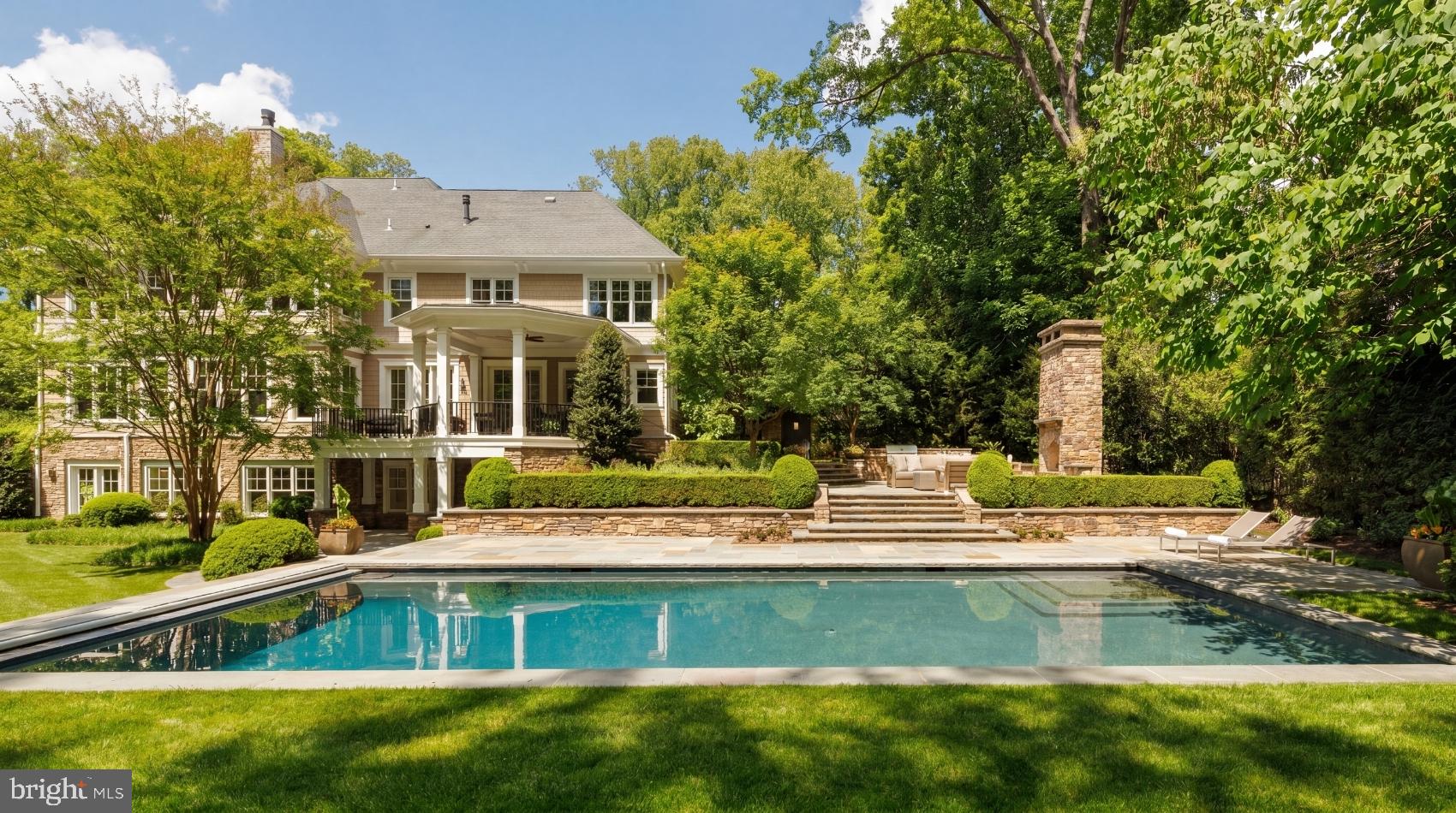 6719 Wemberly Way McLean, VA 22101 - Photo 2 of 50 Private grounds with pool and terraces