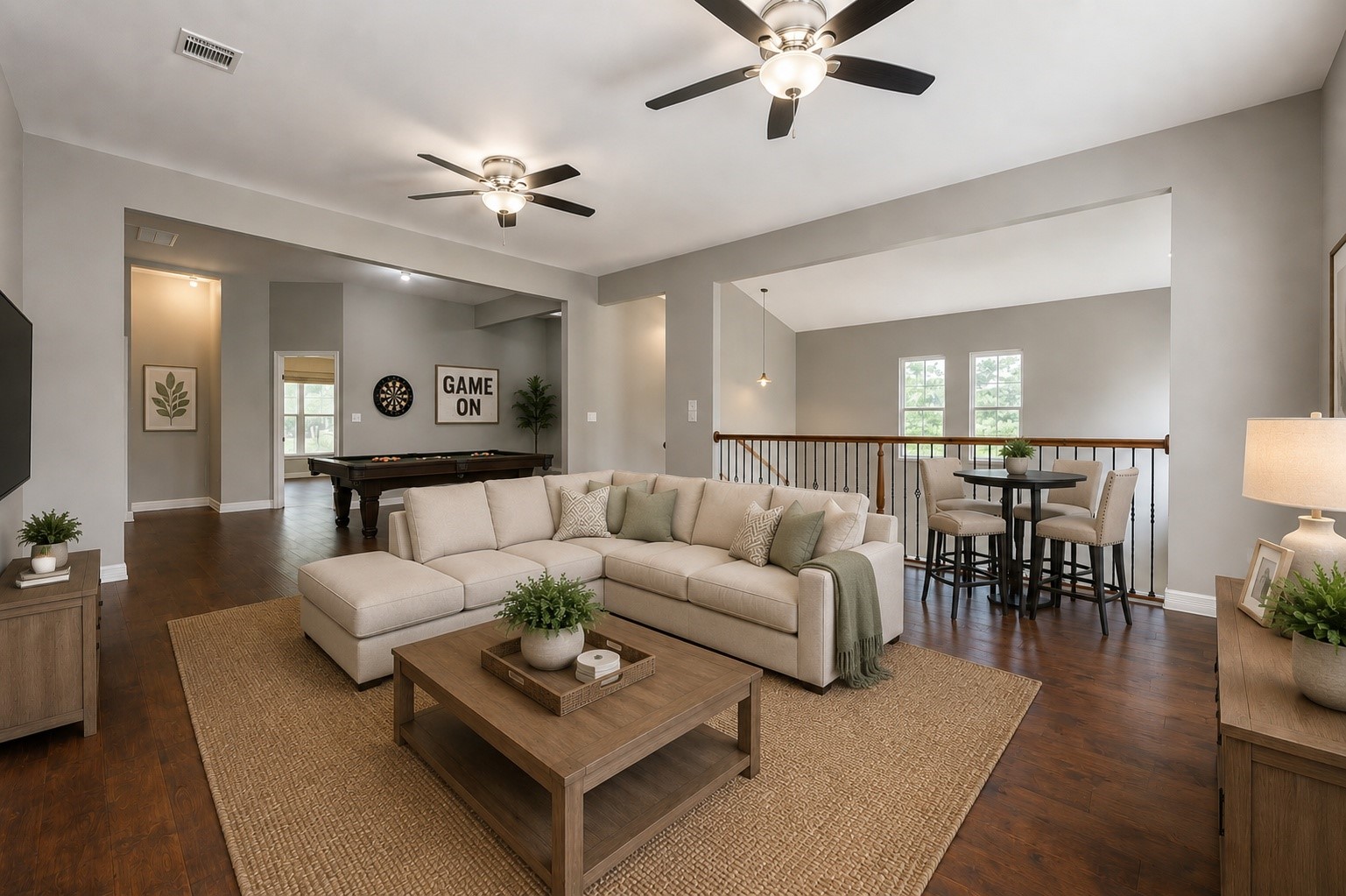 20531 Faye Tomball, TX 77377 - Photo 20 of 43 a living room with furniture and a view of kitchen