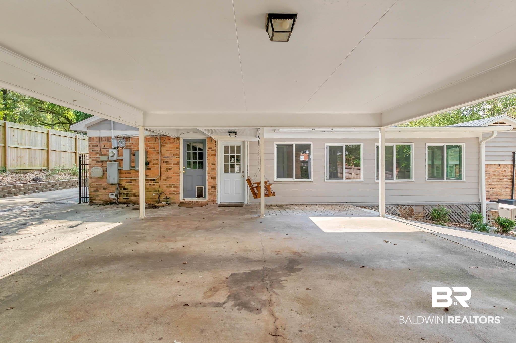 309 West Brandy Run Road Mobile, AL 36608 - Photo 82 of 100 View of patio featuring a carport