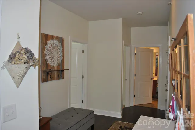 a view of a bedroom with closet
