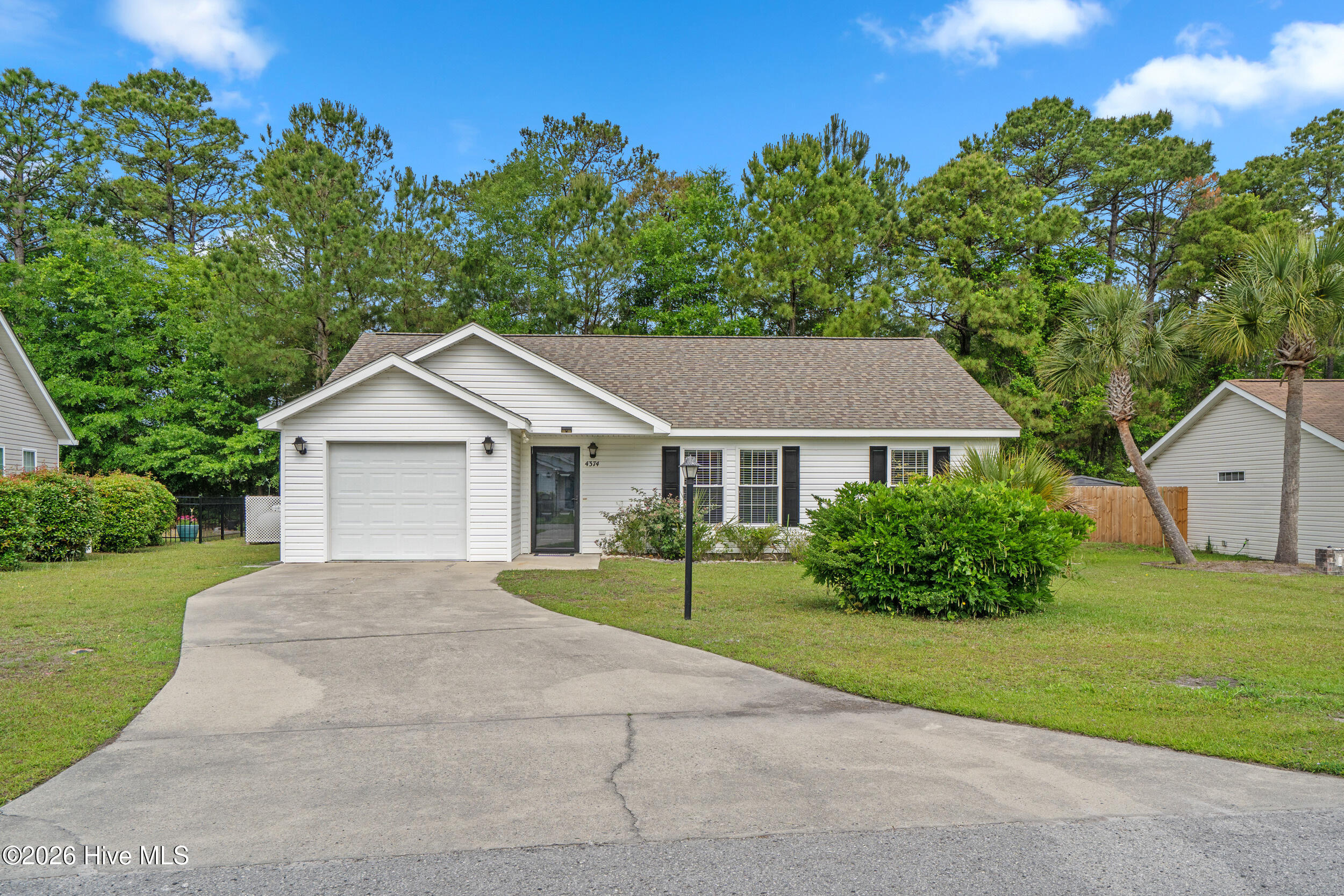 One-owner home with three bedrooms, two bathrooms, one car garage, and a GENERAC whole house generator.