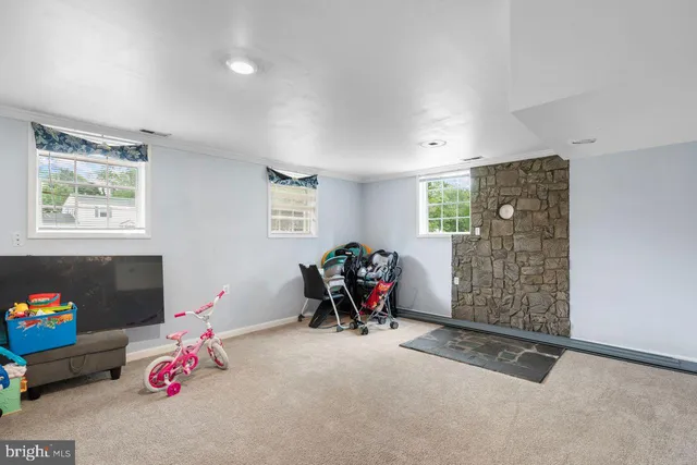 a view of a room with toys