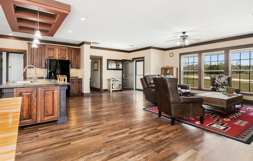 134 Concho Trail Harper, TX 78631 - Photo 5 of 31 a living room with furniture window and wooden floor