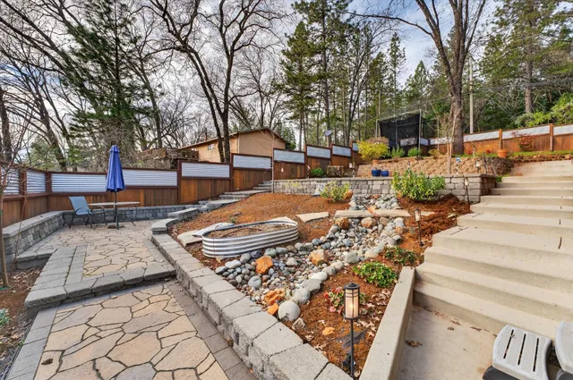 a view of outdoor space deck and patio