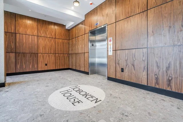 a front view of multi story residential apartment building