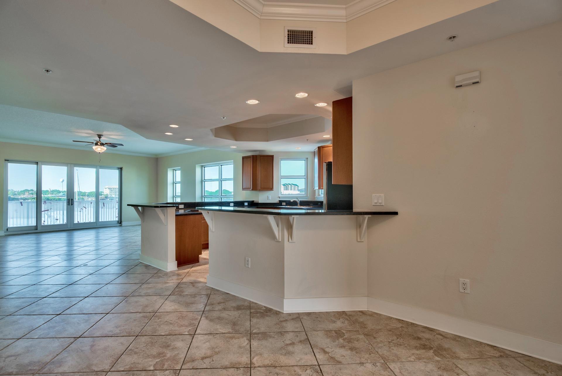 211 Durango Road, Unit 317 Destin, FL 32541 - Photo 13 of 47 a view of a living room with kitchen