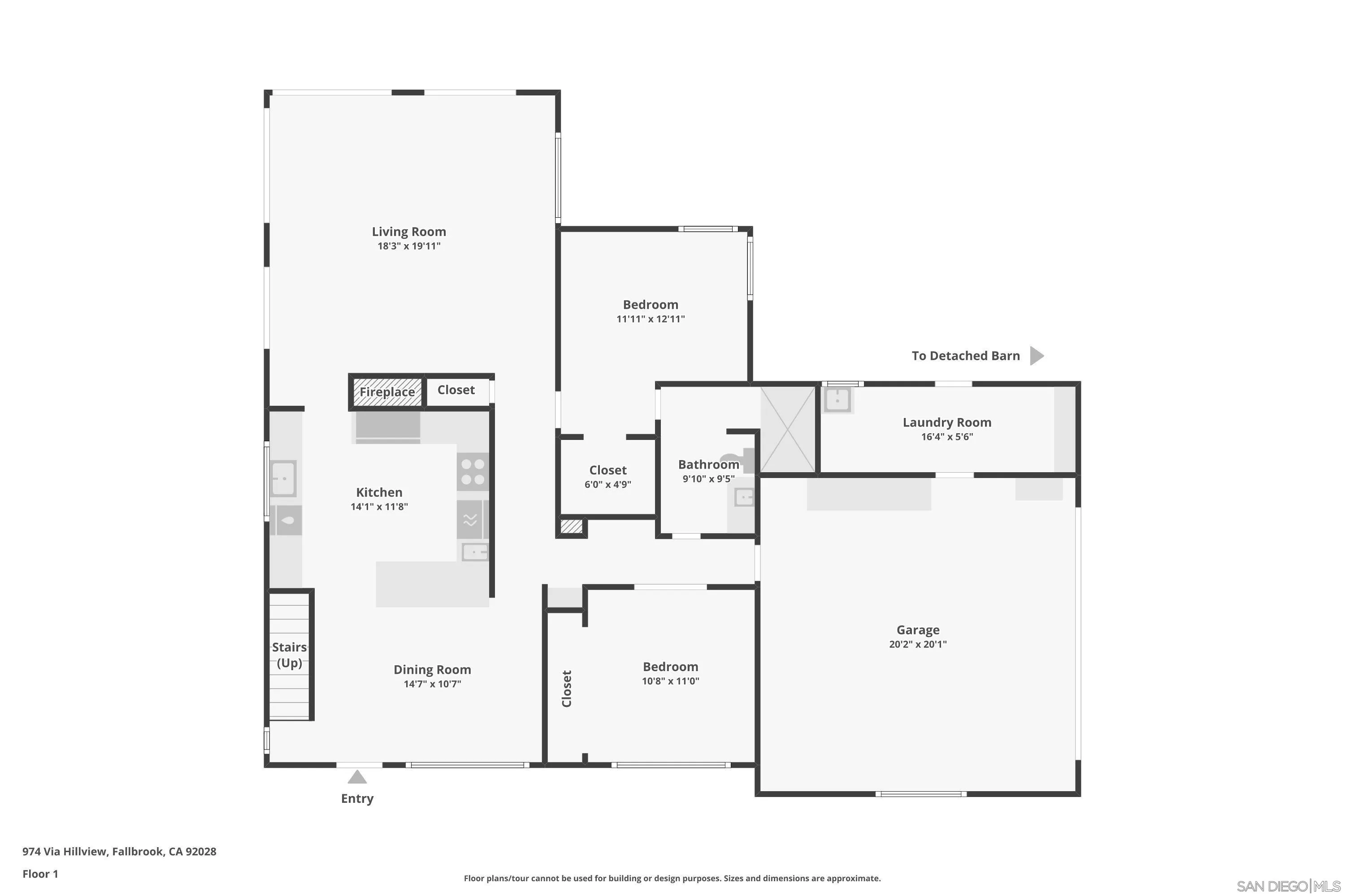 974 Via Hillview Fallbrook, CA 92028 - Photo 39 of 43 a picture of floor plan
