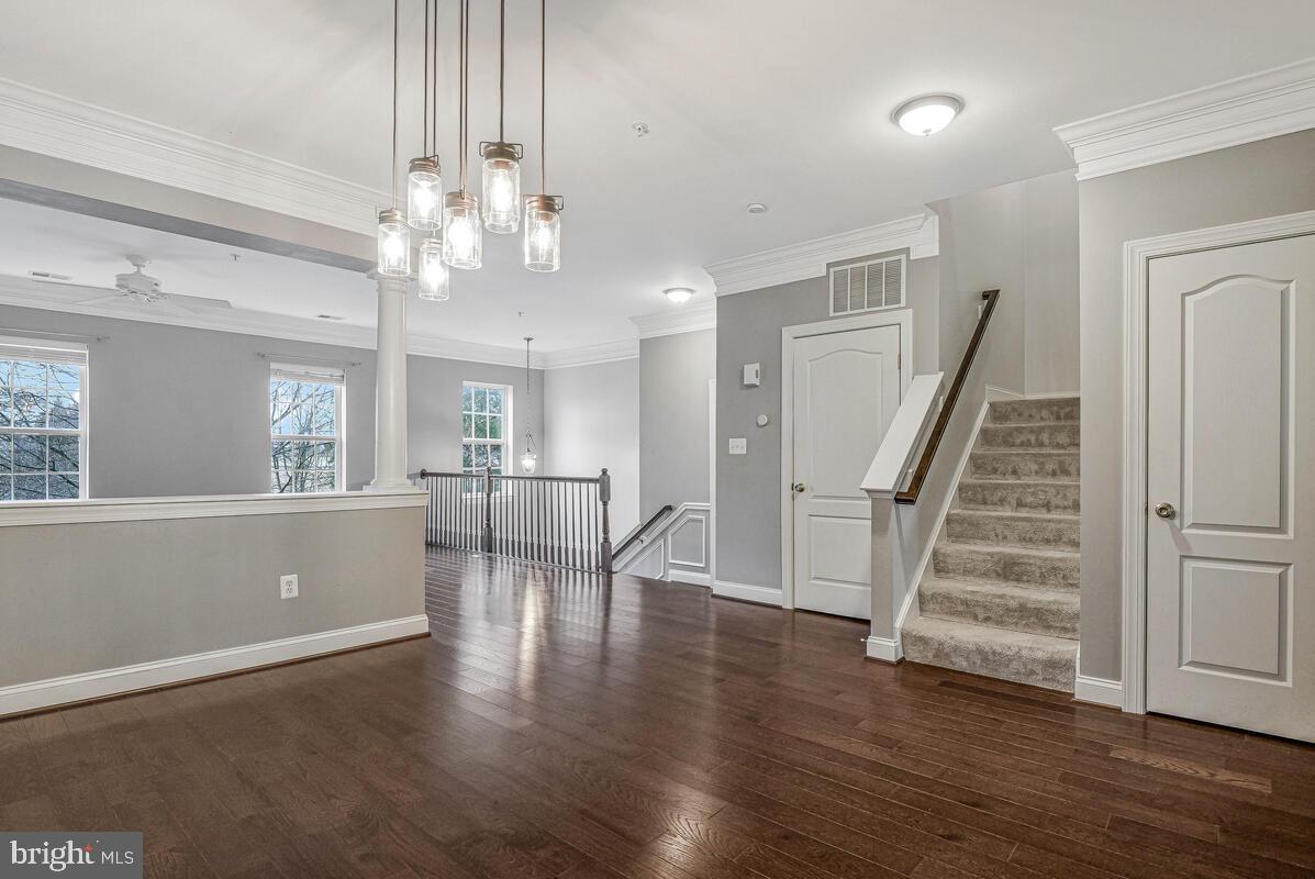 8045 Gatehouse Road, Unit 17 Falls Church, VA 22042 - Photo 5 of 32 a view of entryway and hall with wooden floor