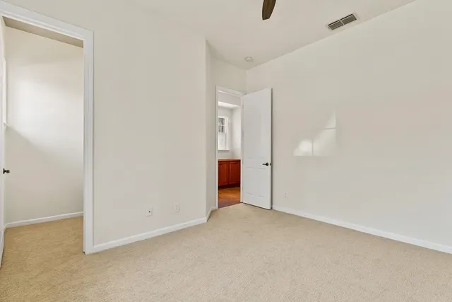 a view of an empty room