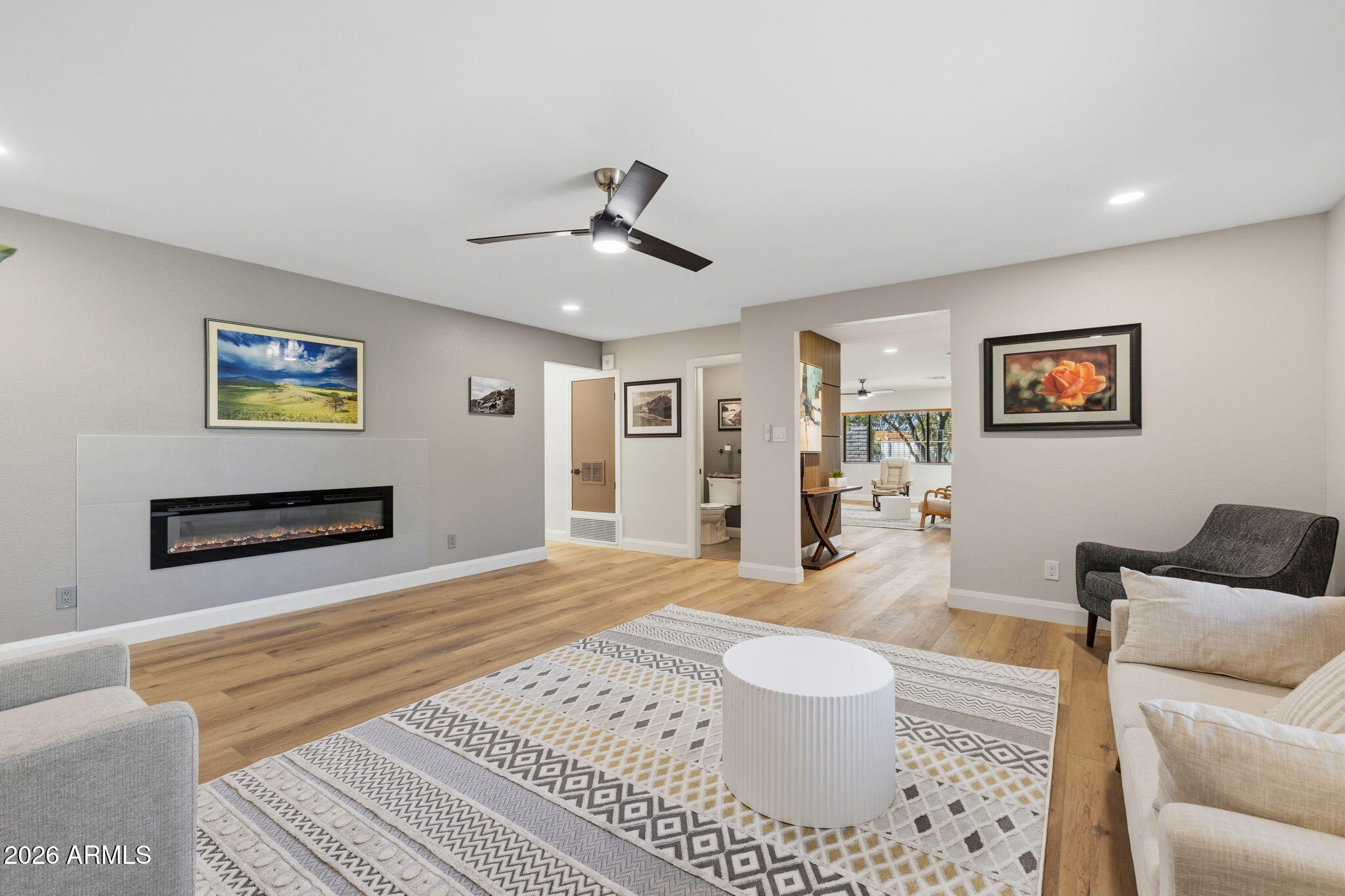 2901 East Las Rocas Drive Phoenix, AZ 85028 - Photo 23 of 47 Fireplace in Family Room