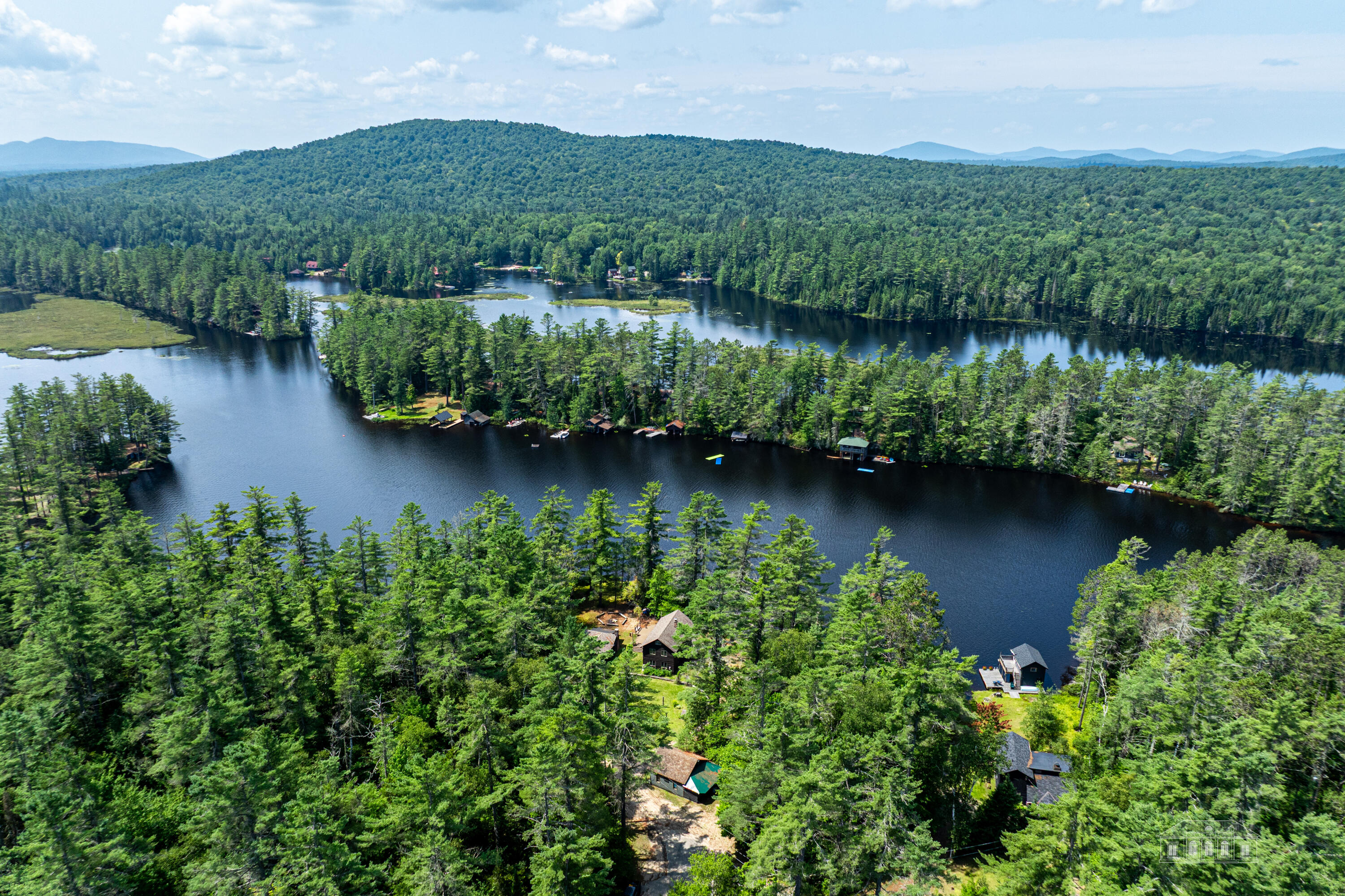 81 Hull Road Rainbow Lake, NY 12976 - Photo 5 of 62 Rainbow Lake with Clear Pond in background