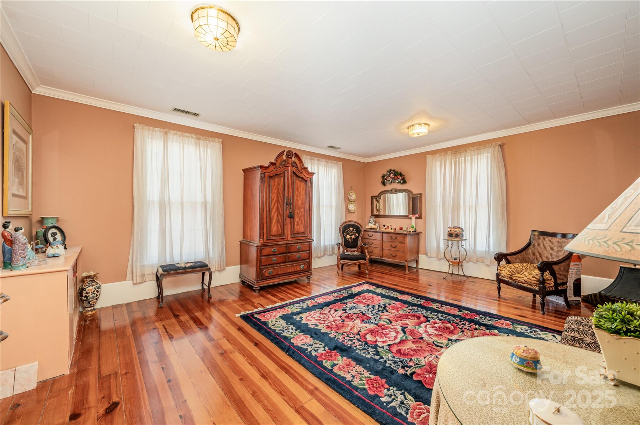 4833 Casar Road Lawndale, NC 28090 - Photo 24 of 48 a living room with furniture stove and wooden floor