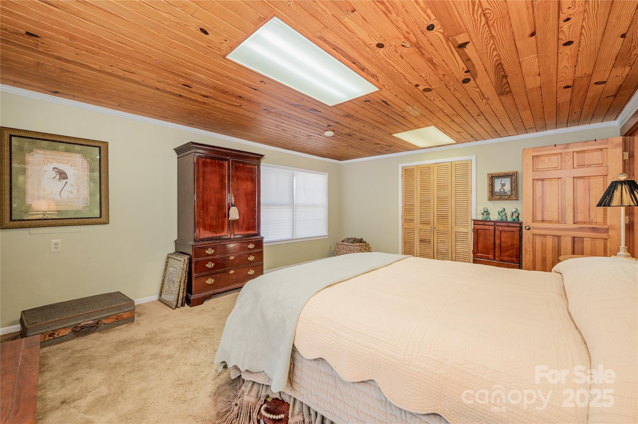 4833 Casar Road Lawndale, NC 28090 - Photo 28 of 48 a bedroom with a bed and wooden floor