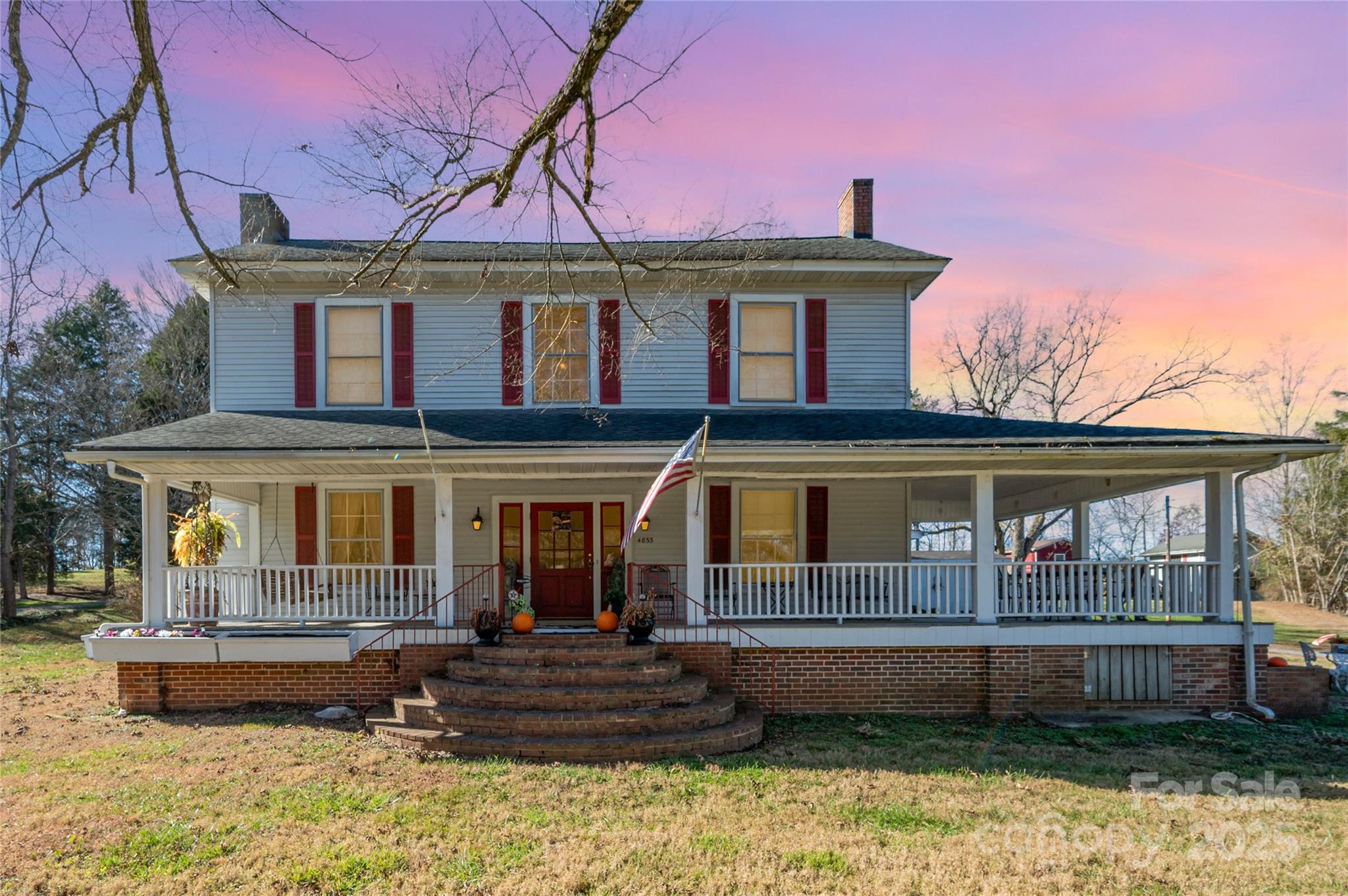 4833 Casar Road Lawndale, NC 28090 - Photo 3 of 48 a front view of a house with a yard