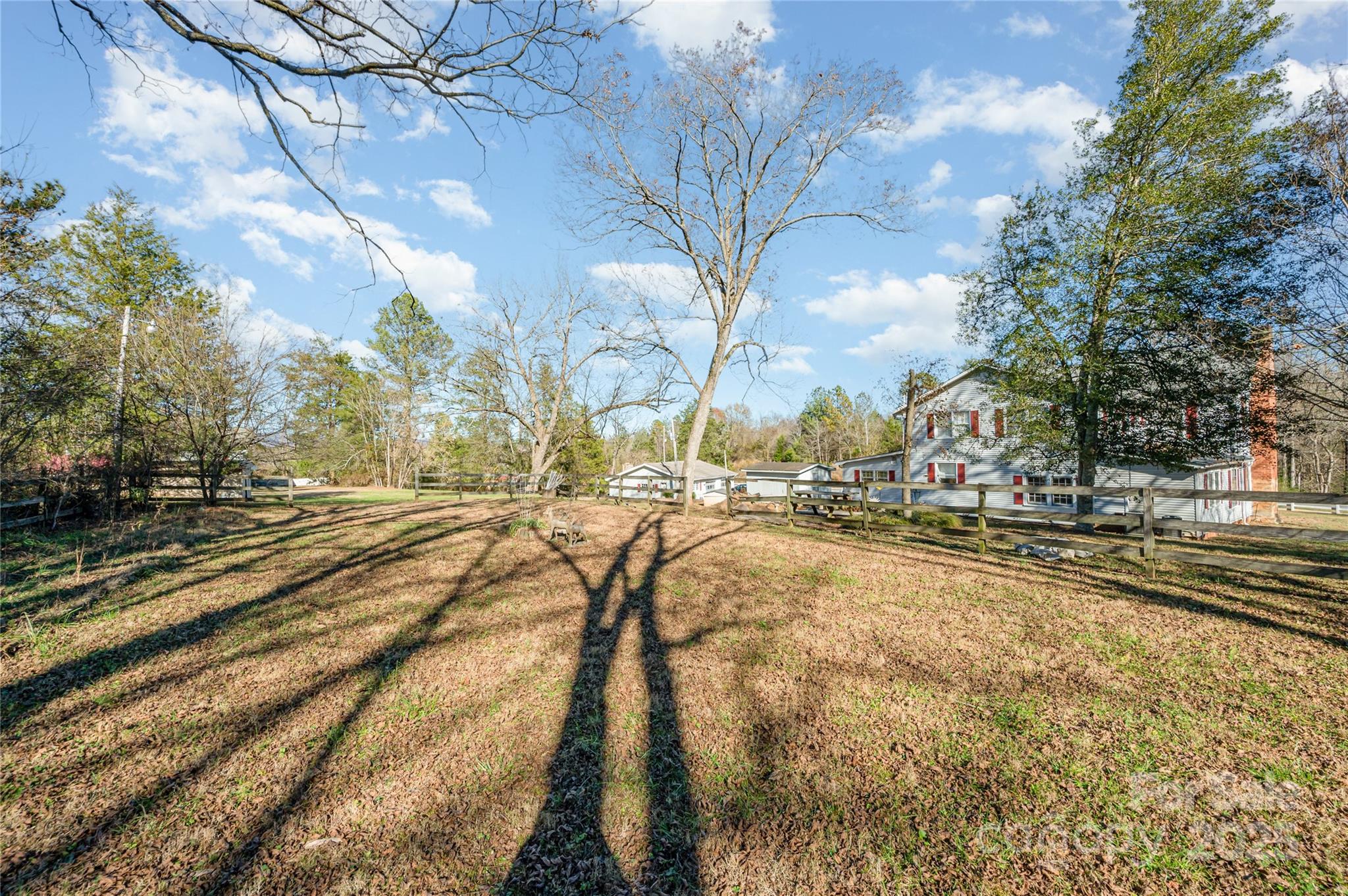 4833 Casar Road Lawndale, NC 28090 - Photo 42 of 48 a view of a yard with trees