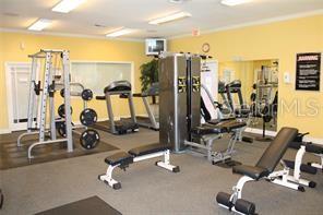 5681 Bidwell Parkway, Unit 204 Sarasota, FL 34233 - Photo 37 of 41 a view of a room with gym equipment