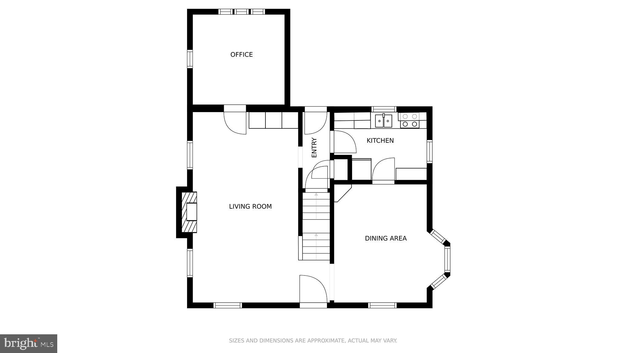 325 Paddington Road Baltimore, MD 21212 - Photo 40 of 45 Main level Floor Plan