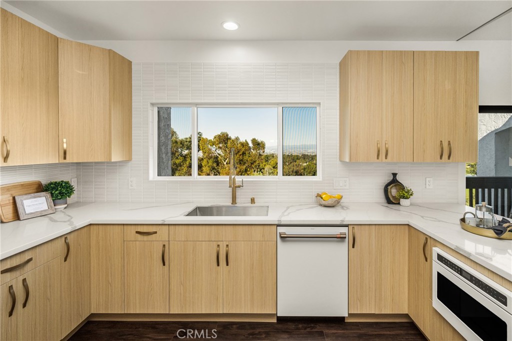 5 Yellow Brick Road Rancho Palos Verdes, CA 90275 - Photo 30 of 75 a kitchen with a sink cabinets and window