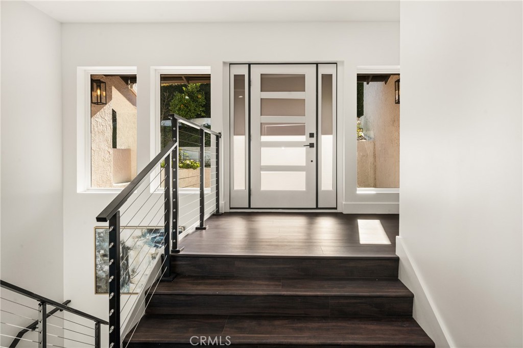 5 Yellow Brick Road Rancho Palos Verdes, CA 90275 - Photo 8 of 75 a view of entryway and hall with wooden floor