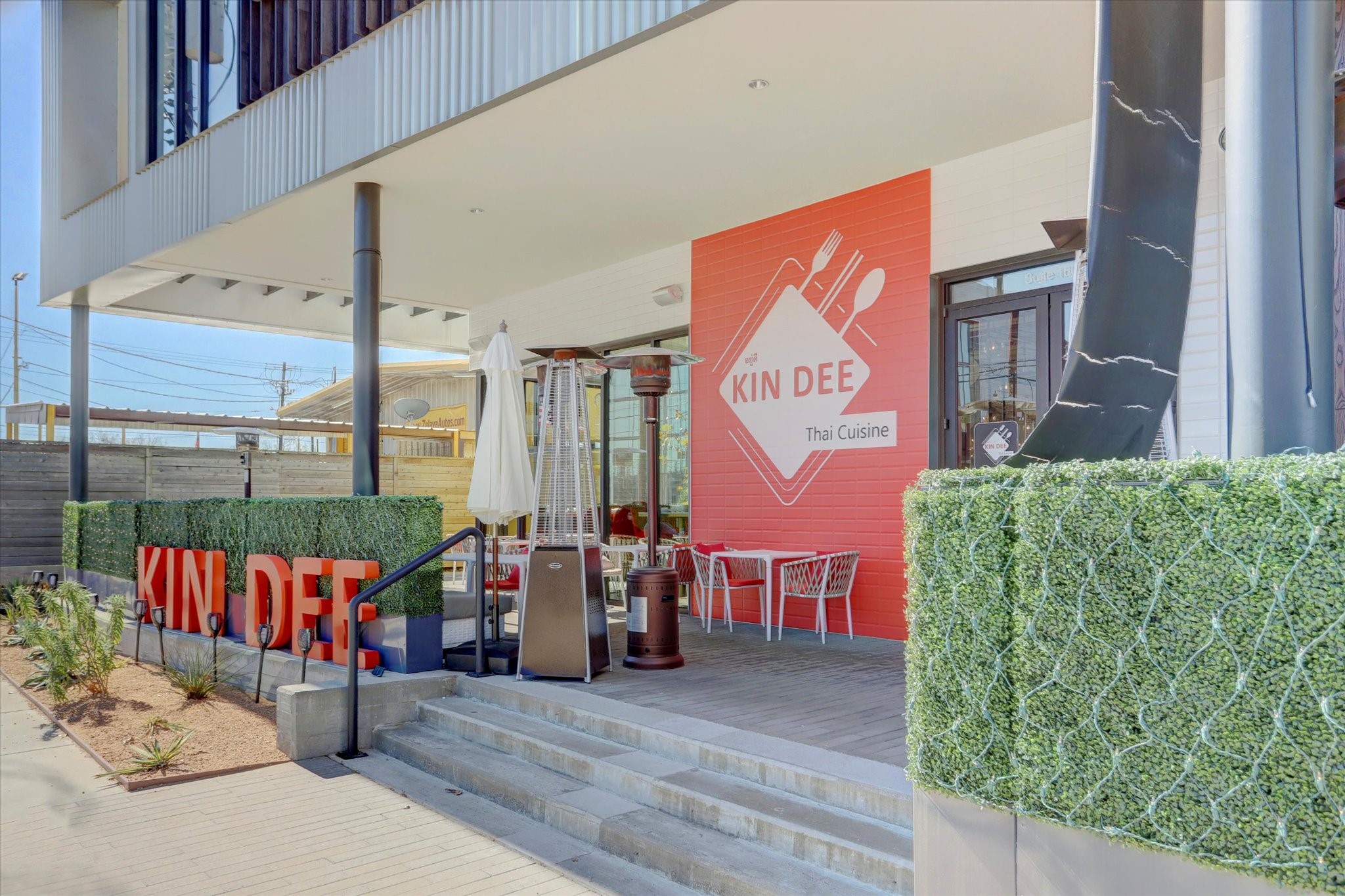 1839 Stacy Crest Houston, TX 77008 - Photo 35 of 39 an outdoor living space with patio furniture and wooden floor