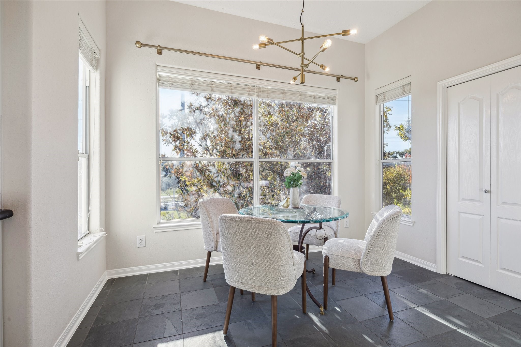 1839 Stacy Crest Houston, TX 77008 - Photo 4 of 39 a view of a dining room with furniture window and wooden floor