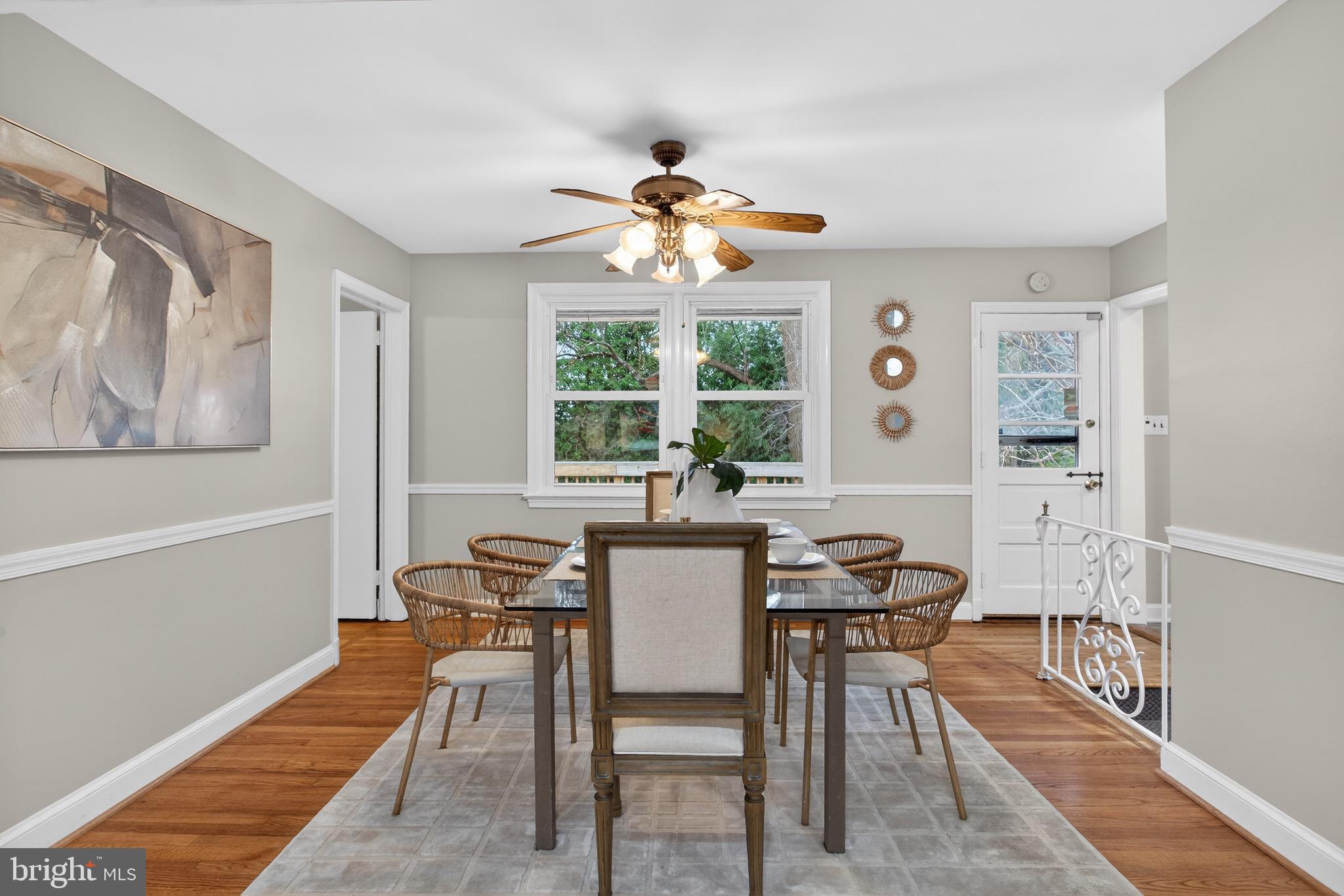 413 Southwest Drive Silver Spring, MD 20901 - Photo 13 of 53 Dining room/ with exit to deck