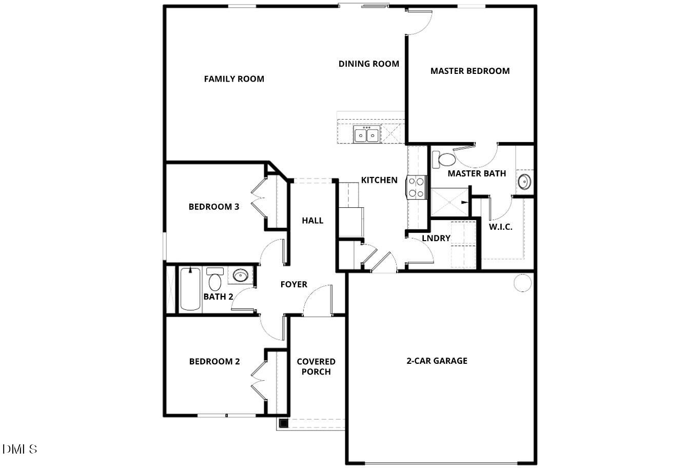 12 Crow Field Street Roxboro, NC 27574 - Photo 18 of 18 floor plan - The Alamance