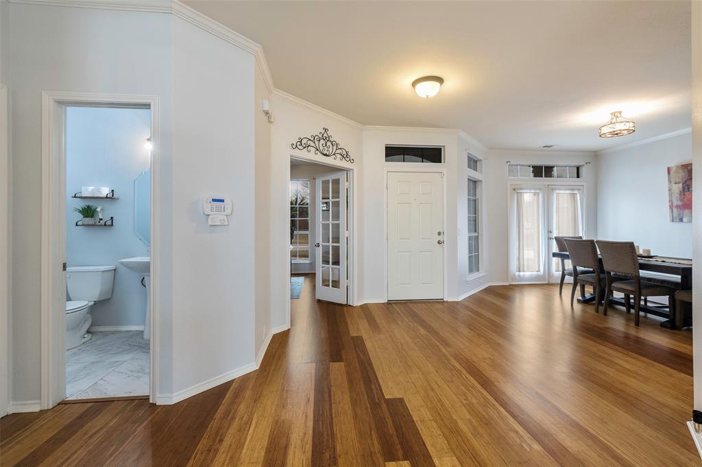 3010 St Joseph Drive Mansfield, TX 76063 - Photo 25 of 33 a view of livingroom with hardwood floor and a sink
