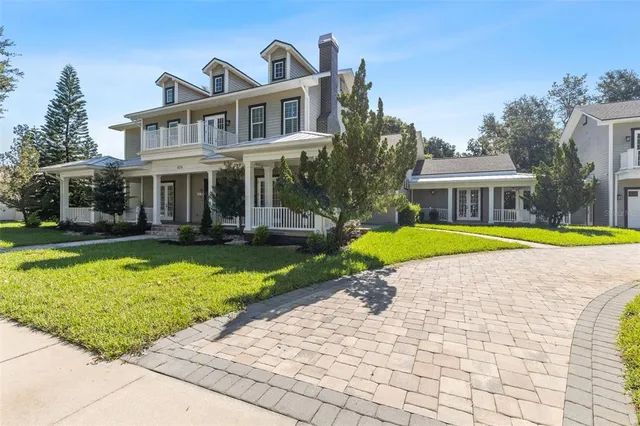 a front view of a house with a porch