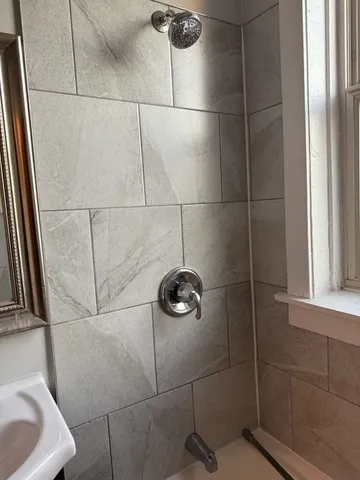 a bathroom with a sink