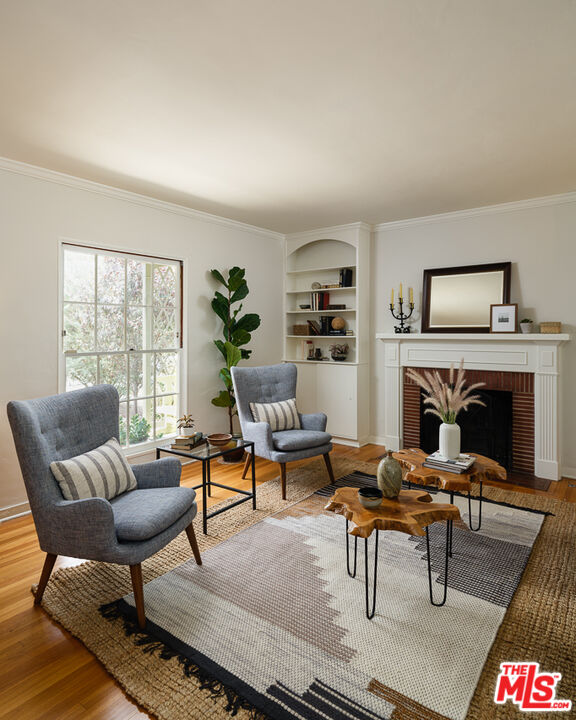 1422 Maple Street South Pasadena, CA 91030 - Photo 12 of 45 a living room with furniture and a fireplace