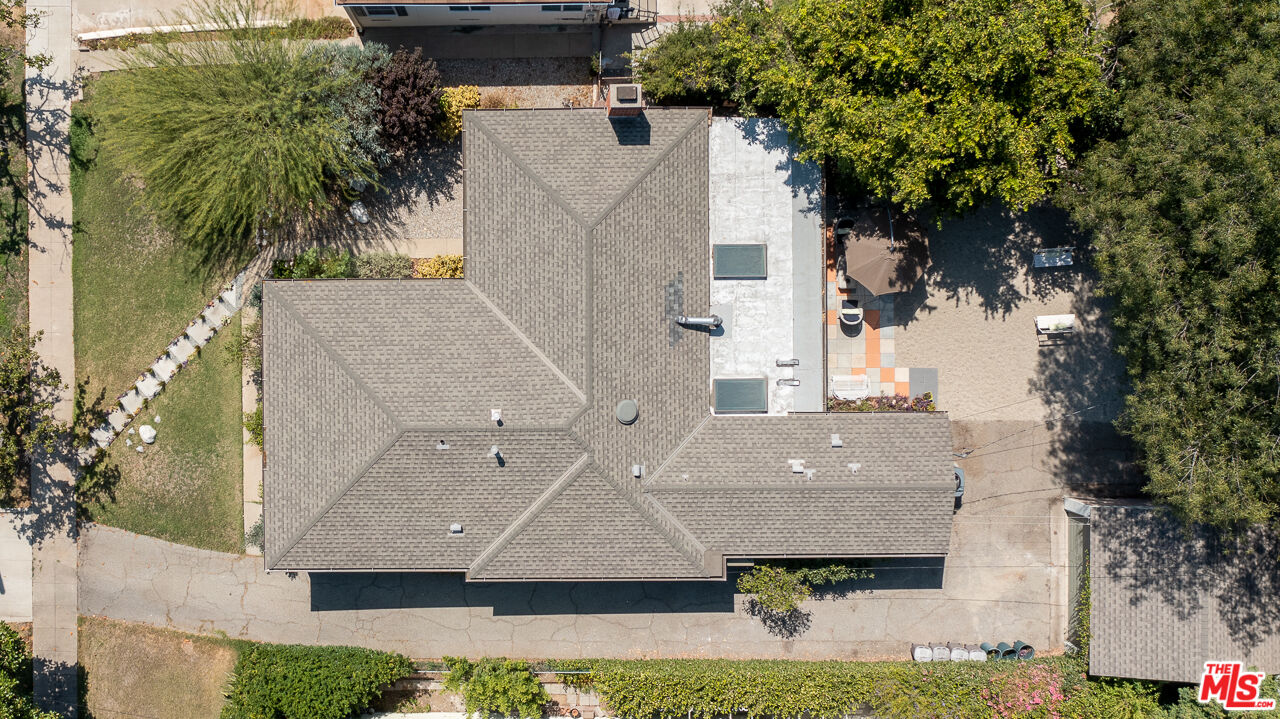 1422 Maple Street South Pasadena, CA 91030 - Photo 39 of 45 an aerial view of a house with a garden and plants