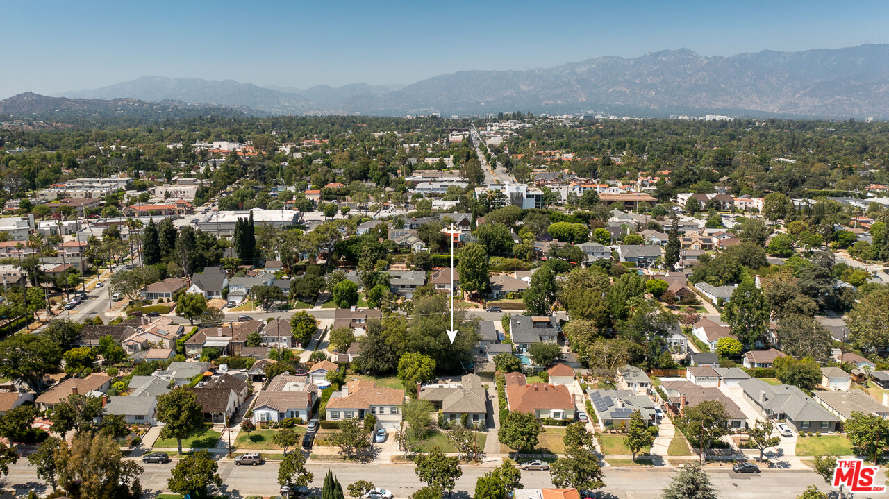 1422 Maple Street South Pasadena, CA 91030 - Photo 42 of 45 an aerial view of residential houses with city view