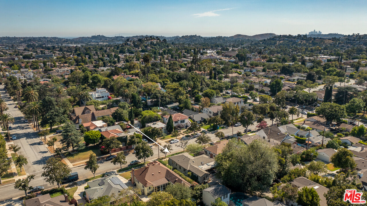 1422 Maple Street South Pasadena, CA 91030 - Photo 45 of 45 an aerial view of residential houses with city view