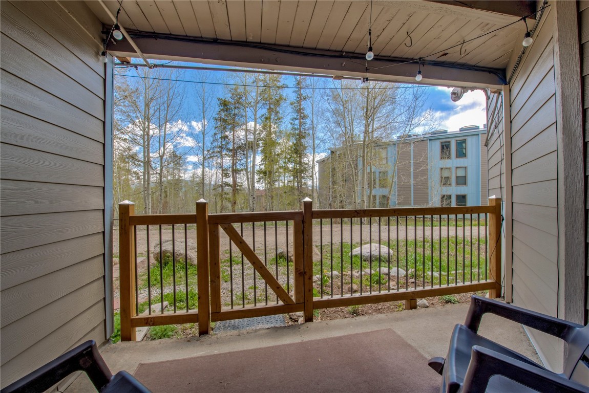 8500 Ryan Gulch Road, Unit G3 Silverthorne, CO 80498 - Photo 20 of 28 a view of a glass door with a balcony