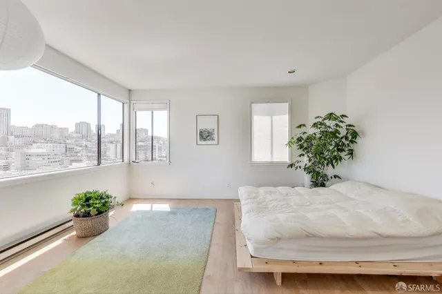 a view of a city from a window