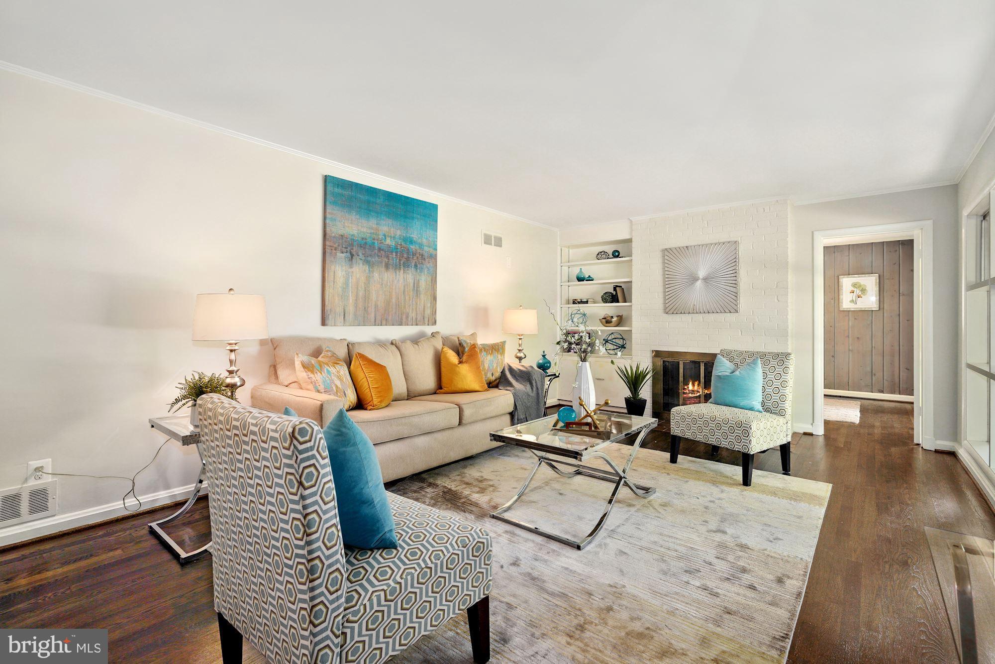 5403 Greystone Street Chevy Chase, MD 20815 - Photo 3 of 33 Sun-Drenched Living Room
