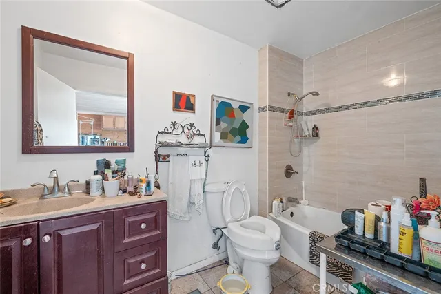 a view of a balcony with yard