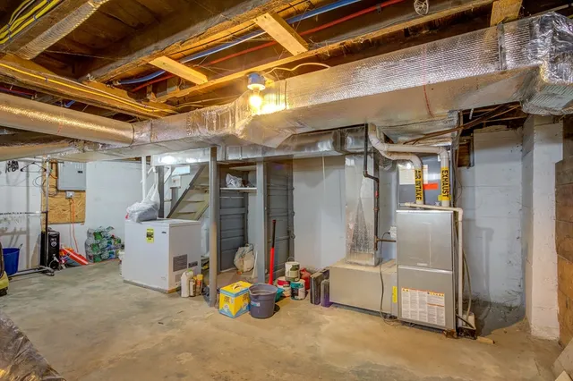 a view of storage and utility room