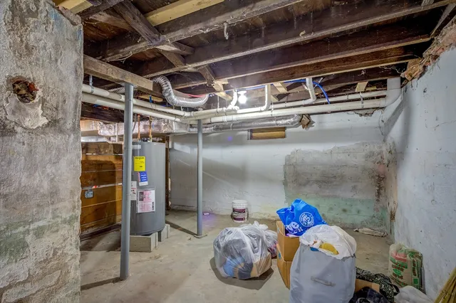 a view of storage and utility room