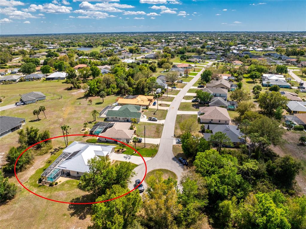 100 Angol Street Punta Gorda, FL 33983 - Photo 56 of 56 an aerial view of residential houses with outdoor space
