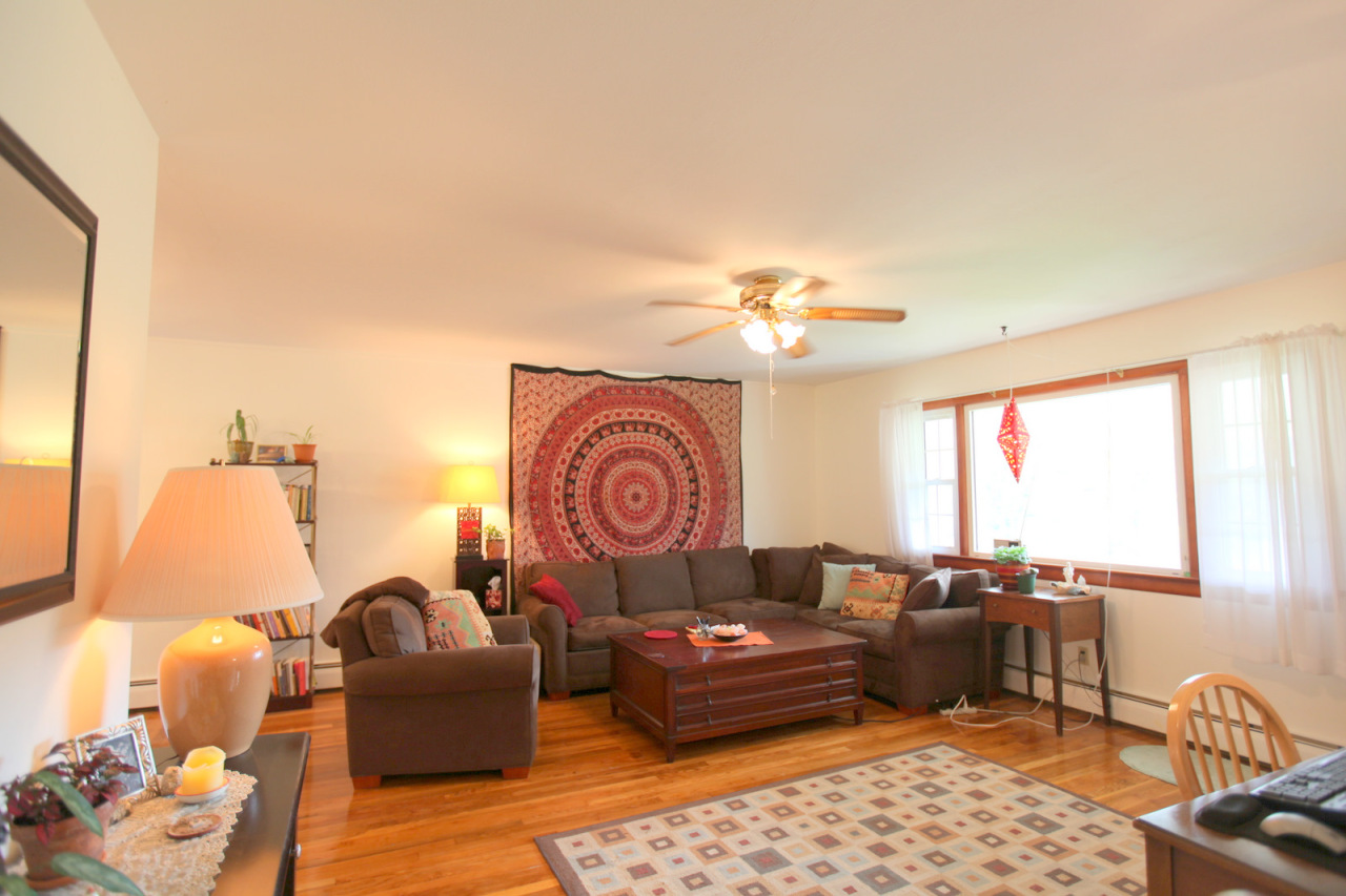 2116 Swamp Road Richmond, MA 01254 - Photo 2 of 16 a living room with furniture ceiling fan and a rug