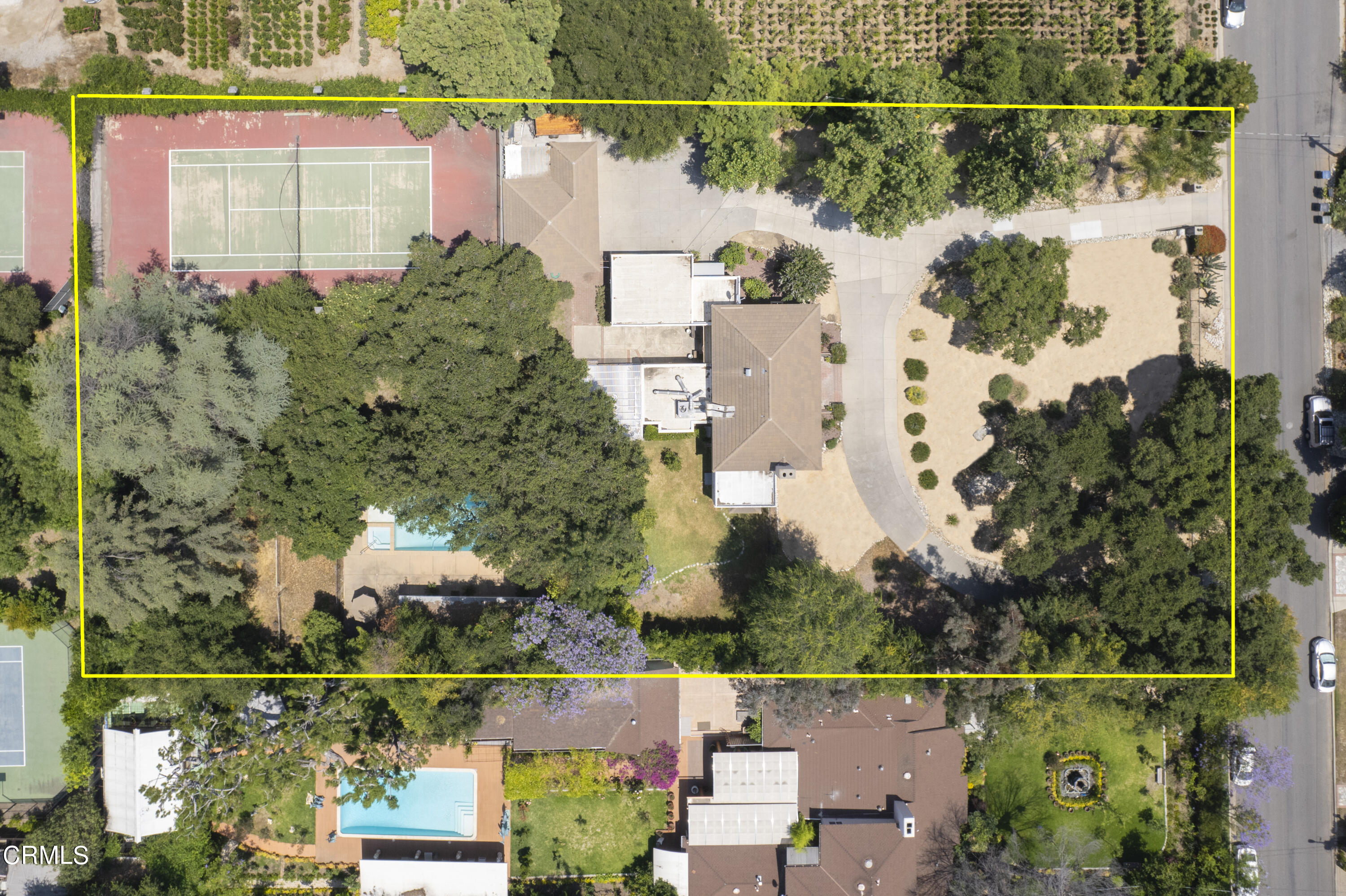 3287 Lombardy Road Pasadena, CA 91107 - Photo 4 of 59 an aerial view of houses with street