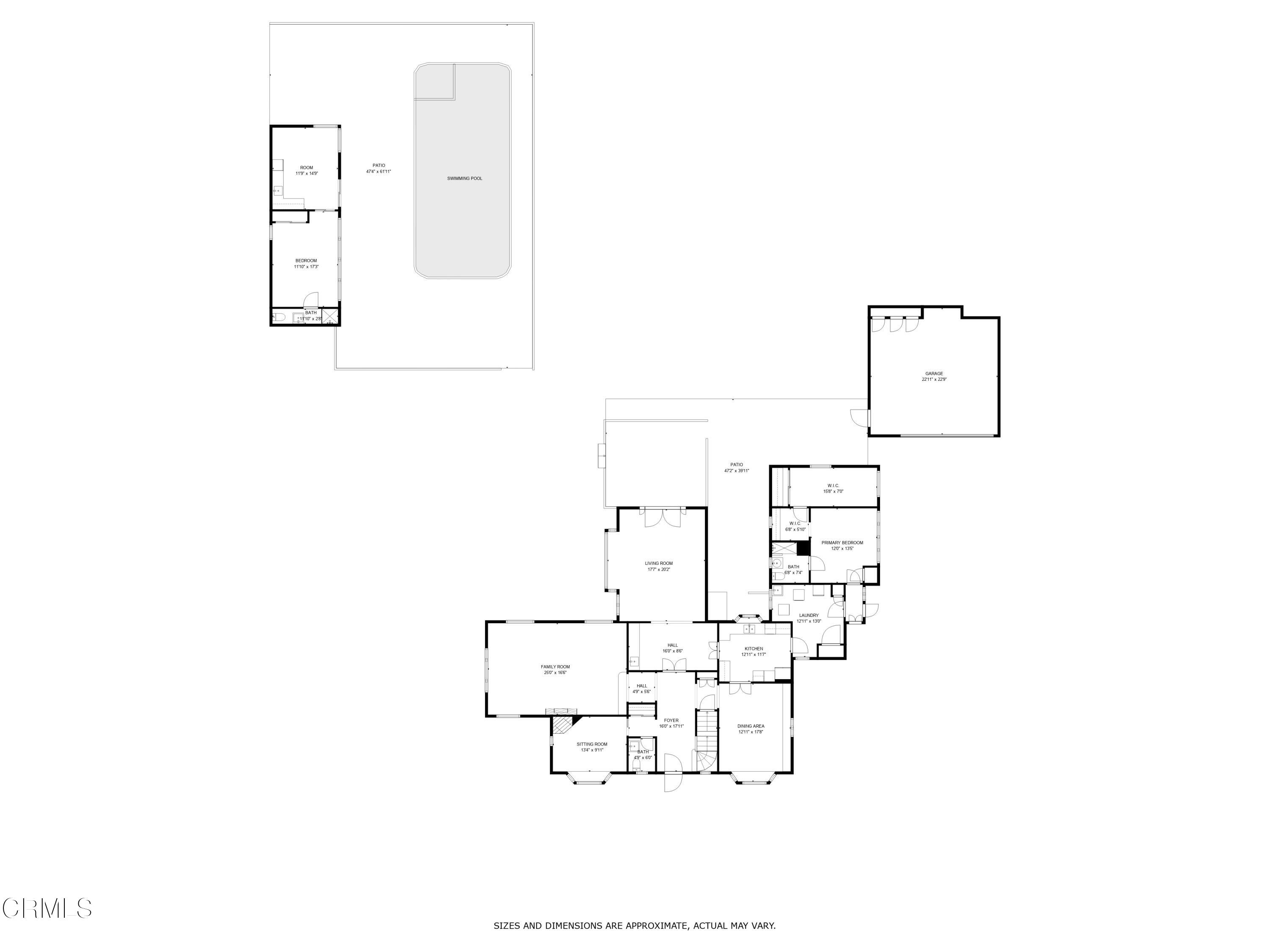 3287 Lombardy Road Pasadena, CA 91107 - Photo 55 of 59 a picture of a floor plan