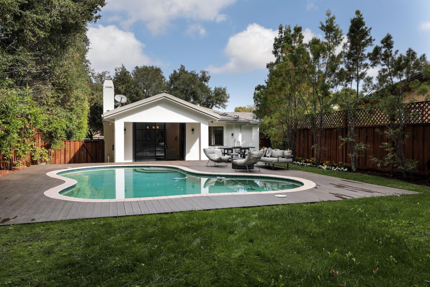 1136 Miramonte Avenue Los Altos, CA 94024 - Photo 17 of 58 a view of house with garden and trees